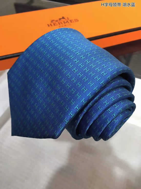 Classic Men Business Luxury Tie Replica Top Quality Hermes Ties 35